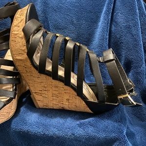 Steve Madden Strapped Cork Wedges